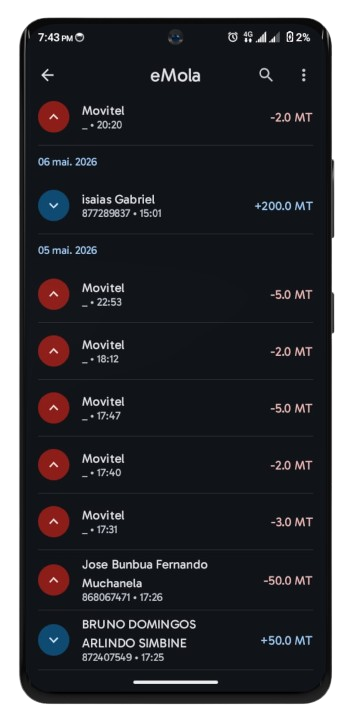 Tailark App Interface